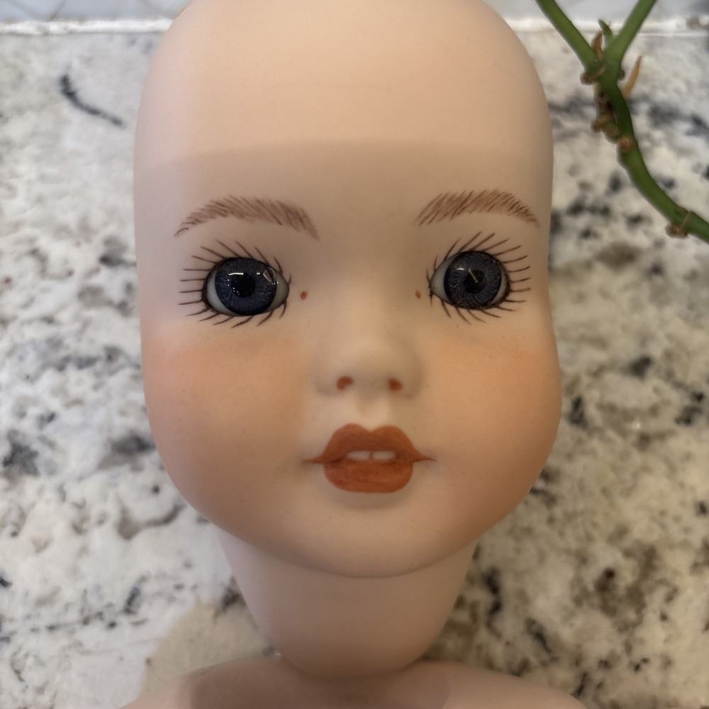 Vintage Artist Repro SFBJ 247 Paris France Porcelain Doll Parts Signed By Jane